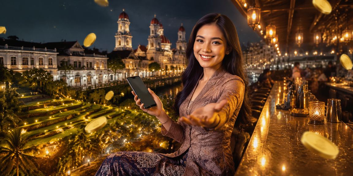 Pengguna mengakses platform casino mobile dengan aman dari ponsel